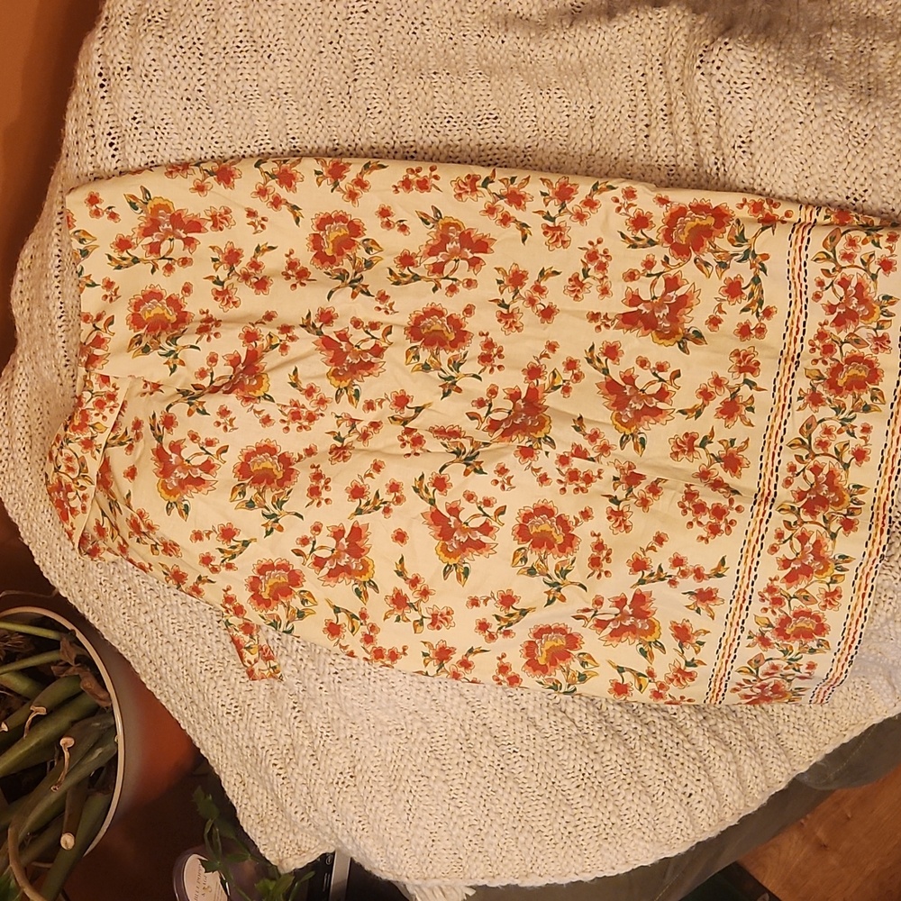 NWT Sezane Cream Floral Jupe Manola Skirt, Size 40 - Picture 9 of 12